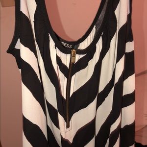 express striped tank